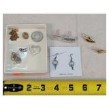 Silver Quarter & 925 Sterling Jewelry