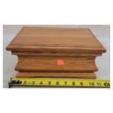 11" Oak Jewelry Chest