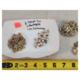 3- Sarah Cov & 1 W Germany Necklaces