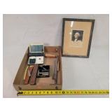Shavers, Draw Knife, & Washington Picture