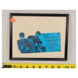 1964 Original Beatles Ticket