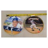 Hank Aaron & Duke Snider Collector Plates