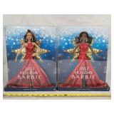 2- 2017 Holiday Barbie Dolls