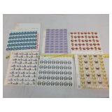 6- 13 Cent Stamp Sheets