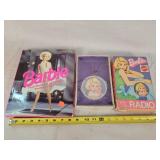 Vintage Barbie Radio Necklace & Book