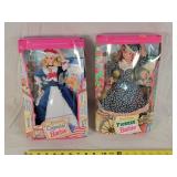 2- Mattel Barbie Dolls