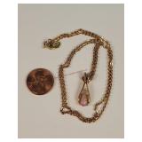 Avon 14K Gold Necklace - 4.5 Grams Total