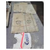 Mail Carrier Bag & 5 Old Sacks