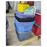 4- Storage Totes (2 mix match Lids only)