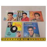 5- Vintage Elvis Presley 45 RPM MUSIC Records