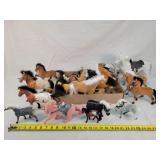 Lots of fuzzy horses and Pink Lion