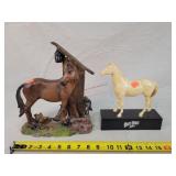 White Horse Scotch Horse & Horse Statue