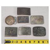 7- Beer, Tobacco, & Other Adv. Belt Buckles