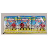 3- Remco All Star Wrestlers Action Figure Sets