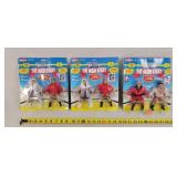 3- Remco All Star Wrestlers Action Figure Sets