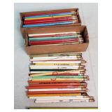 Many Iowa & Wis. Advertising Pencils