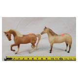 2- Breyer Horses - 7" Tall - Played