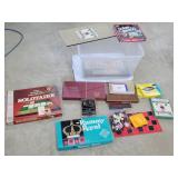 Vintage Board Games & Nice Tote
