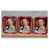 3- Coca-Cola TV Trays