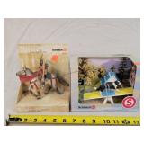 Schleigh Knight & Dog Set