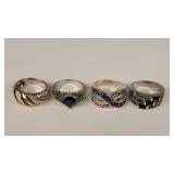 4- Un Marked Rings - Size 6.5