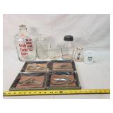 7" Gun Wall Hangings, 1 Gal. Milk Bottle