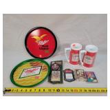 Beer & Tobacco Adv. Plates, Cards, & More