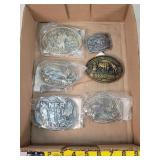 6- Hesston Belt Buckles