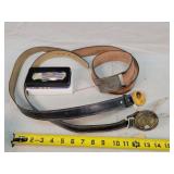 2- Michael Jackson 1- Levi Belts & Cycle Knife