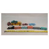 Tootsietoy Car Hauler & Train Set & More