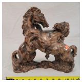 Ceramic Horse Statue 12"w