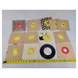 13- Vintage Johhny Cash 45 RPM Music Records