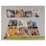 10- Vintage 45 RPM Music Records