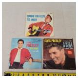 3- Vintage Elvis Presley 45 RPM MUSIC Records