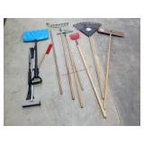 Rakes, Snow Shovel, Broom, & More