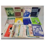Lots of Vintage Sheet Music