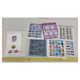 Cycle, Plane, & Car Stamps & Elvis Medal