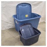 2 Storage Totes - 1 is 18 Gal
