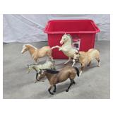 Tote of Broken Breyer Horses