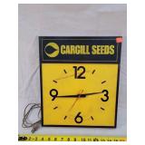 Cargill Seeds Corded Clock - Works but Needs tlc