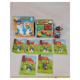 6- Smurf Characters, Comb Set & Play Sets
