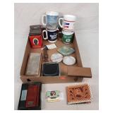 Leather Wallets, Sharpening Stones, Seed Adv.