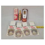 Vintage Coca-Cola Therm., Opener, Coasters