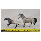 2- Breyer Horses 4.5" & 6" Tall