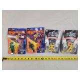 2- Dragon Riders & 2- Power Rangers Action