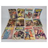 12- Vintage Western Comic Books