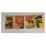 4- John Wayne / Billy the Kid Comic Books