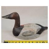 Vintage Wooden Canvasback duck decoy