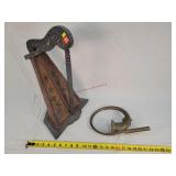 Celtic Table Harp & Parts Horn