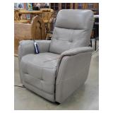 Nice Livingston Light Tan/ Gray Leather Lift